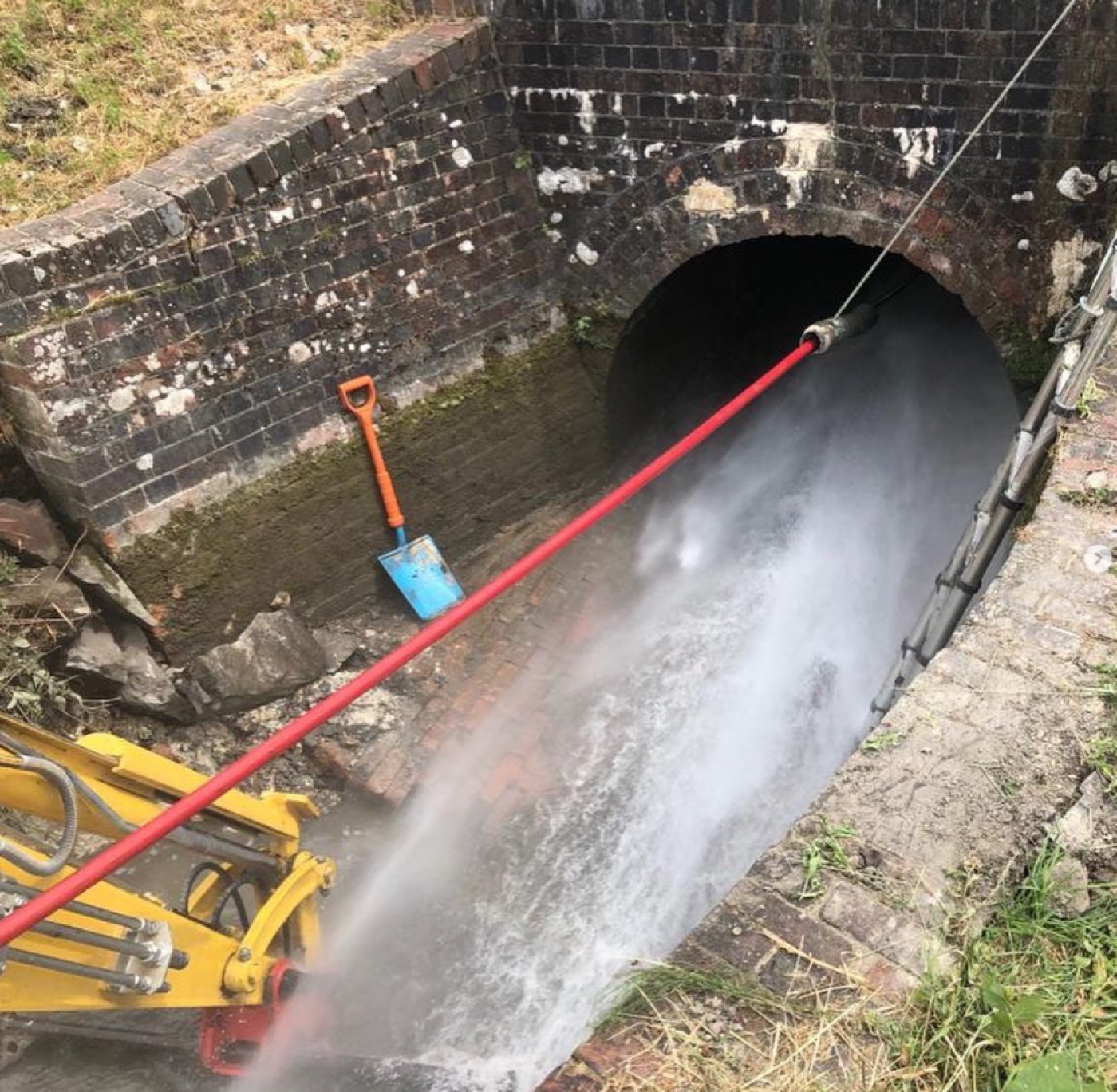 Culvert jetting and inspection works
