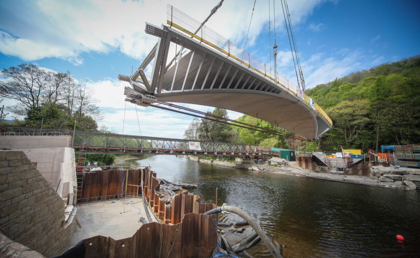 Pooley Bridge replacement under construction